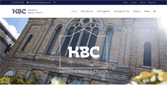 Desktop Screenshot of herefordbaptist.org.uk